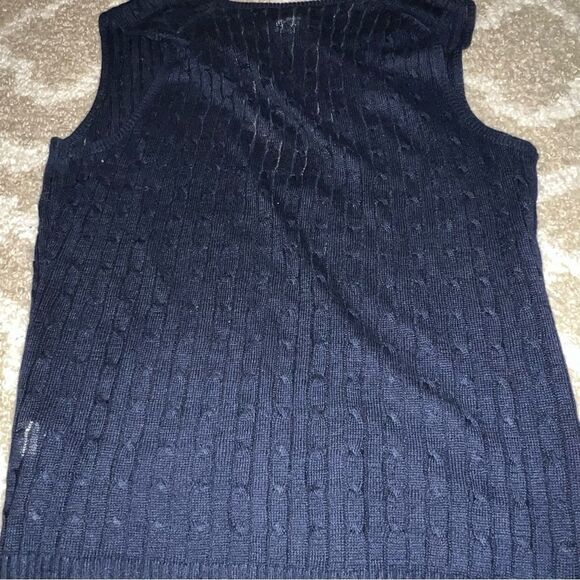 J crew linen vest size L like new - Picture 6 of 6